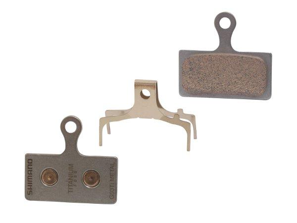 Disc brake pads Shimano XTR BR-M985 G04Ti metal for brakes Shimano BR-M985,988 +springs
