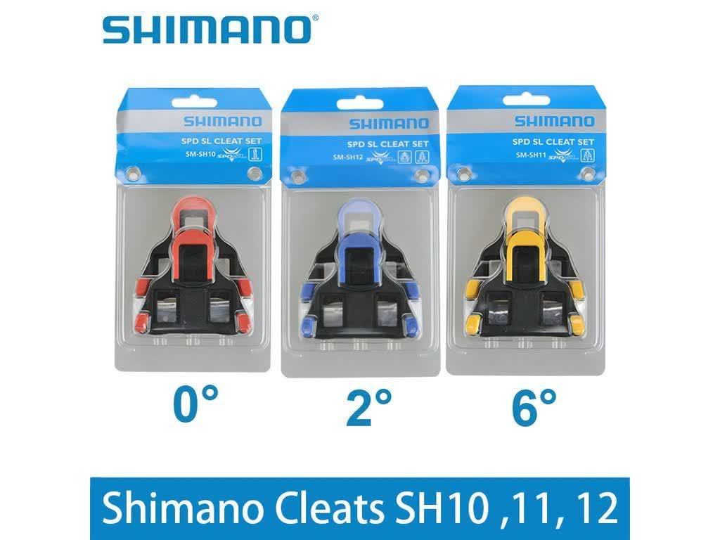 Cleats Shimano SPD SL SM-SH10 road fixed black-red