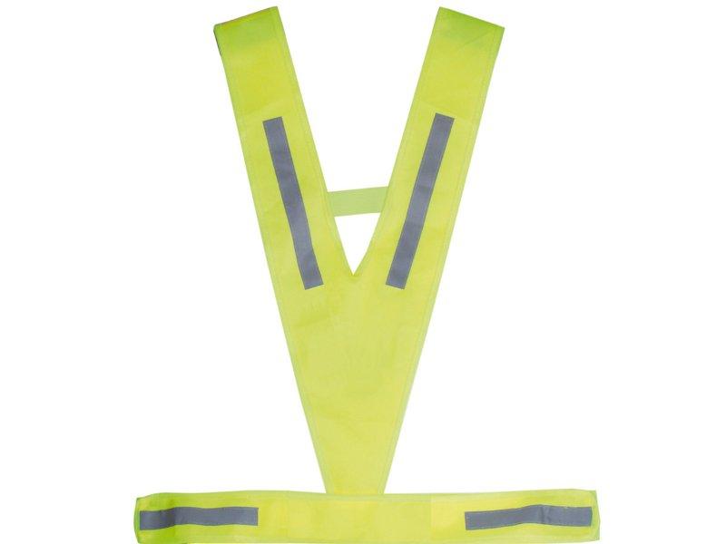 reflective V triangle M-Wave  colour Neon with reflective straps