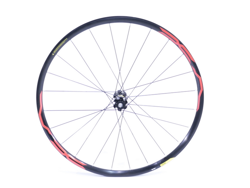 Wheel front 27,5" MTB Mavic XA - boost 15x110mm disc 6-bolts color black-red