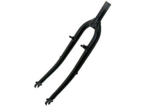 fork TREKKING 28 1 1/8 A-head fixed steel colour black /colour on demand possible/"