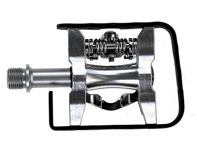 Pedals TREK EXUSTAR SPD one-side Alu CNC Cr-Mo spindle compatible with SHIMANO inc. Cleats