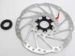Shimano DEORE SM-RT64 brzdový kotouč 203mm Center Lock + závěrná matice