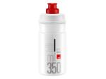 ELITE láhev JET  čirá/červené logo 350ml