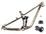 Lee Cougan Quest celoodpružený Alu rámový set MTB 29" velikost S – 16" (40,5 cm), hnědozlatá matná