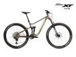 Celoodpružené MTB 29" Lee Cougan Quest Shimano XT/SLX 1x12, velikost M – 17,5" (44 cm), hnědozlatá matná
