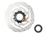 Shimano SM-RT10 - brzdový kotouč 160mm Center Lock  -  vnitřní + vnější ozubení matice