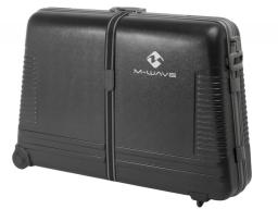 Přepravní kufr na kolo M-Wave plastový s kolečky 110x29x79cm
