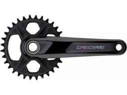 Shimano DEORE FC-M6130 Kliky MTB 175mm 1x12, 30z, bez misek