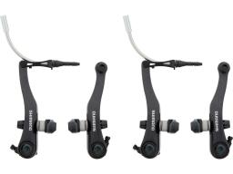 Shimano BR-R353 brzdové čelisti silniční - V BRAKE Alu, přední + zadní, černé