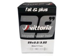 Vittoria Fat & Plus 29x3.00-3.50 FV MTB duše, galuskový ventilek 48 mm, černá