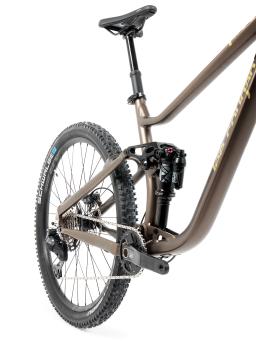 Celoodpružené MTB 29" Lee Cougan Quest SHIMANO Deore XT Di2 M8250 1x12 , velikost L – 19" (48 cm), hnědozlatá matná