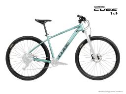 Kolo MTB 29" Cube Access WS EXC Shimano CUES U4000 1x9, velikost L – 18", šedomodrá (eukalyptus)