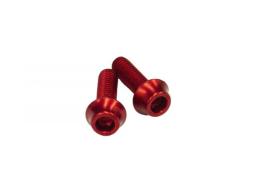Bottlecage bolts BO M516 R alloy red 2pcs