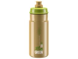 ELITE láhev JET GREEN  hnědá/bílé logo 550ml