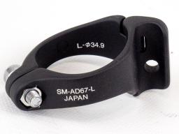 Objímka Shimano  SM-AD67-L na přesmykač průměr 34,9mm, barva černá