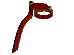 Antipadač řetězu objímka 34,9mm - Alu červená barva