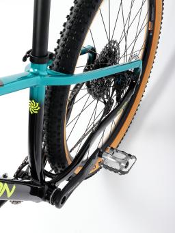 Kolo MTB 29"  Lee Cougan Droid Sram SX  Eagle 1x12 , velikost S -17" modro-černá lesklá