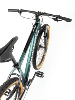 Kolo MTB 29"  Lee Cougan Droid  Shimano Deore  1x12 , velikost S -17"  zeleno-černá matná