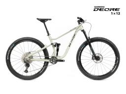 Celoodpružené  MTB 29" Lee Cougan Quest  Shimano Deore  1x12 , velikost   M -17,5" (44cm) - barva šedá lesklá