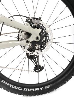 Celoodpružené  MTB 29" Lee Cougan Quest  Shimano XT  1x12 , velikost   L -19" (48cm) - barva šedá lesklá