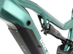 Celoodpružené eloktrokolo  MTB 29"/27,5"  Lee Cougan E-Quest - Brose S / 720Wh-20Ah / Shimano XT 1x12  , velikost  L - 19" – barva černo-Military Green lesklá