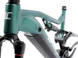 Celoodpružené eloktrokolo  MTB 29"/27,5"  Lee Cougan E-Quest - Brose S / 720Wh-20Ah / Shimano XT 1x12  , velikost  L - 19" – barva černo-Military Green lesklá