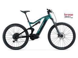 Celoodpružené eloktrokolo  MTB 29"/27,5"  Lee Cougan E-Quest - Brose S / 720Wh-20Ah / Shimano XT 1x12  , velikost  L - 19" – barva černo-Military Green lesklá
