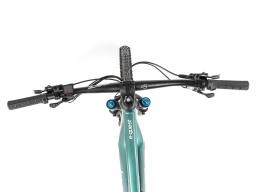 Celoodpružené elektrokolo  MTB 29"/27,5" Lee Cougan E-Quest – Brose S / 725 Wh, 20 Ah / Shimano XT 1x12 , velikost M – 17,5" – barva černo-military green lesklá