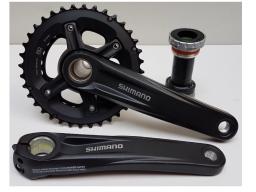SHIMANO DEORE FC-MT500 kliky, 2x10kolo, 175mm, 36x26z  + středové složení BSA