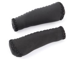 SELLE ROYAL ERGONOMIC GRIP G01R136 gripy ergonomické kožené černé