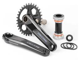 Shimano DEORE FC-M6100 kliky MTB 175mm 1x12s 32z + středové složení BSA Shimano SM-BB52