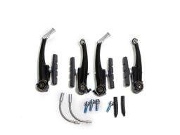 POWER VBR 307-70  brzdové čelisti  MTB  V BRAKE, Alu, přední +zadní, černé