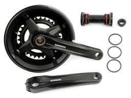 SHIMANO FC-MT210  170mm, 46x30z kliky 2x9kol + středové složení BSA Shimano BB-MT501