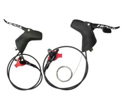 SRAM Apex  1x11 řadící-brzdové páky  zadní 1800mm + přední 1500mm /kotoučové brzdy Post Mount