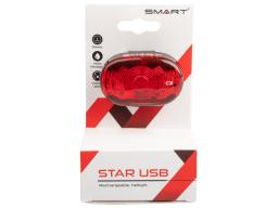 Zadní světlo s dobíjecí baterií SMART Star USB