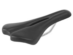 Sports saddle M-WAVE Comp V  with hole ,black