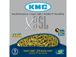 chain KMC X9 SL gold