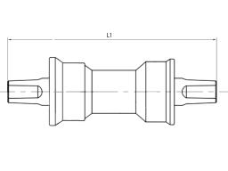 M-WAVE Carousel BB Repair osa středová opravná osa 68/119mm