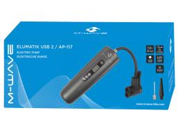 M-WAVE USB-Aku mini-kompresor-pumpa 150PS-10.3bar