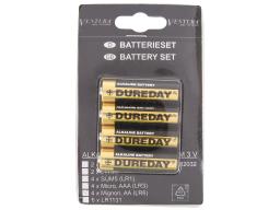 Battery AA alkaline 1,5V packed on card, 4pcs, price per package