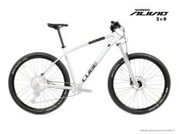 Kolo MTB 29" Cube Attention SLX Shimano Alivio 3x9, velikost XL – 20", stříbrnošedá