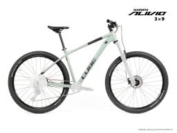 Kolo MTB 29" Cube Attention Shimano Alivio 3x9, velikost L – 18", zelenošedá