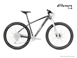 Kolo MTB 29" Cube Aim SLX Shimano ESSA 1x8, velikost L – 18", grafitová