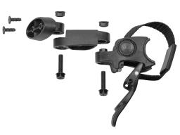 FORCE WARD 24" - 29" mudguard set black-grey