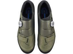 SHIMANO SH-XC502 MTB tretry pánské mechově zelená - velikost 44