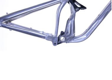 Celoodpružený rám  DH 27,5"  Alu 7005 Double Butted, surový – bez barvy a laku, velikost 16"