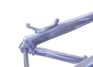 Celoodpružený rám  DH 27,5"  Alu 7005 Double Butted, surový – bez barvy a laku, velikost 16"
