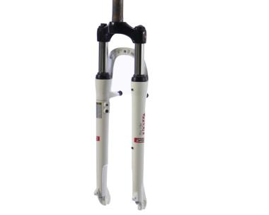 Odpružená treking 28" SR Suntour M3010 P-MLO , zdvih 50mm, barva bílá lesklá , sloupek 11/8" závit, pro V-bzdy