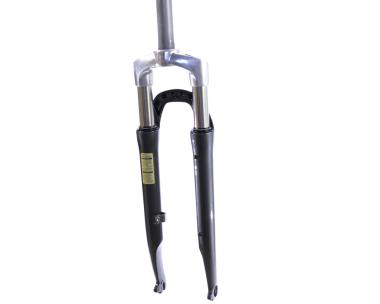 Odpružená vidlice Trekking 28" SR Suntour  NEX , zdvih 63mm , barva kovově šedá lesk,  sloupek 1 1/8" závit